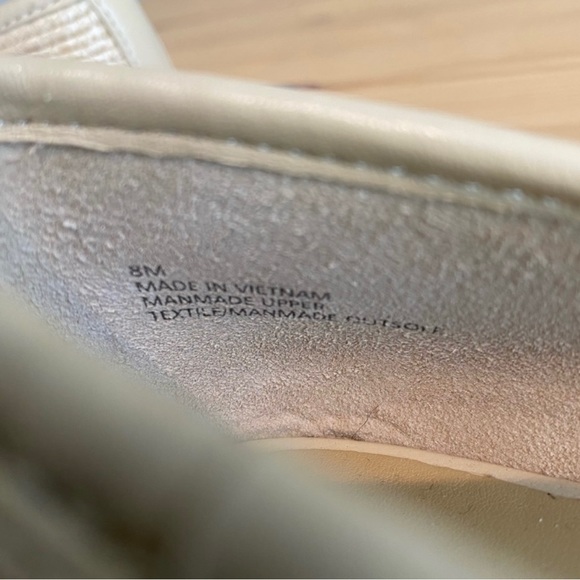 Talbots The Olympia Woven Raffia Bow Ballet Flats 8 - Picture 7 of 9